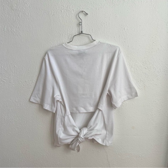 COS Tie Back White Women's Top - Picture 3 of 5